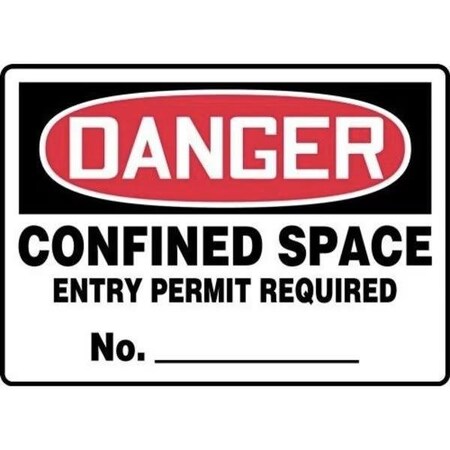 Accuform OSHA DANGER SAFETY SIGN CONFINED MCSP125XT MCSP125XT